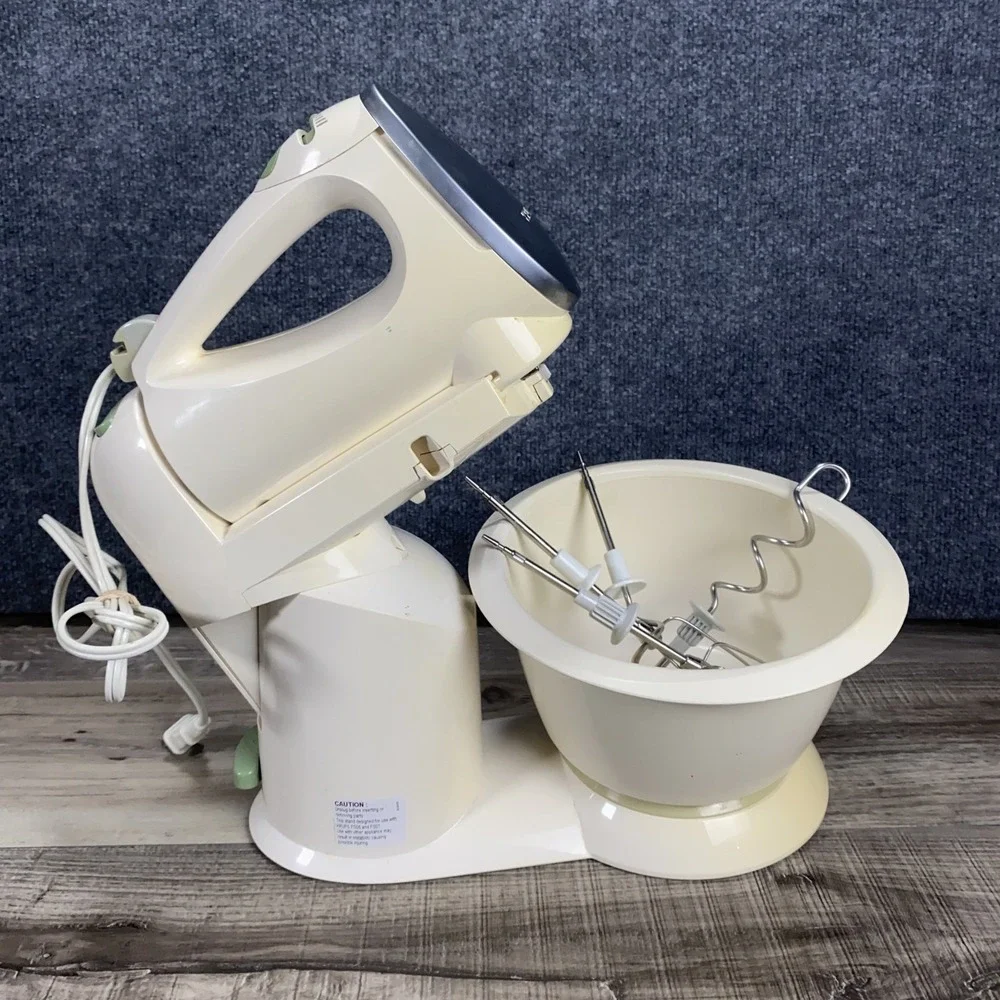 Krups 3Mix 8008‎ Combi Model F506 F507 White Hand Mixer Stand Attachments TESTED